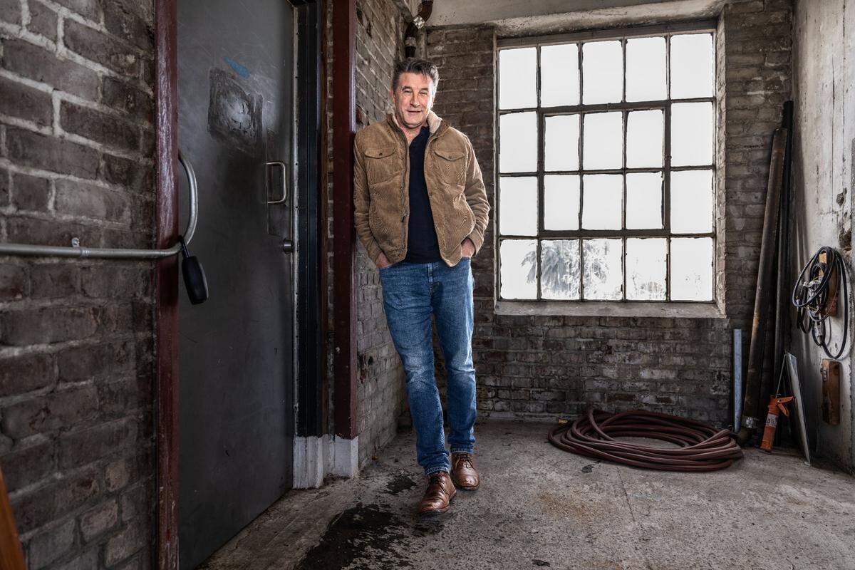 Actor Billy Baldwin is photographed at The Cannery in Sacramento on Thursday, Feb. 1, 2024. Baldwin plays a character in the movie about homelessness that has a twist on his fortune that puts him in the same predicament as those less fortunate.