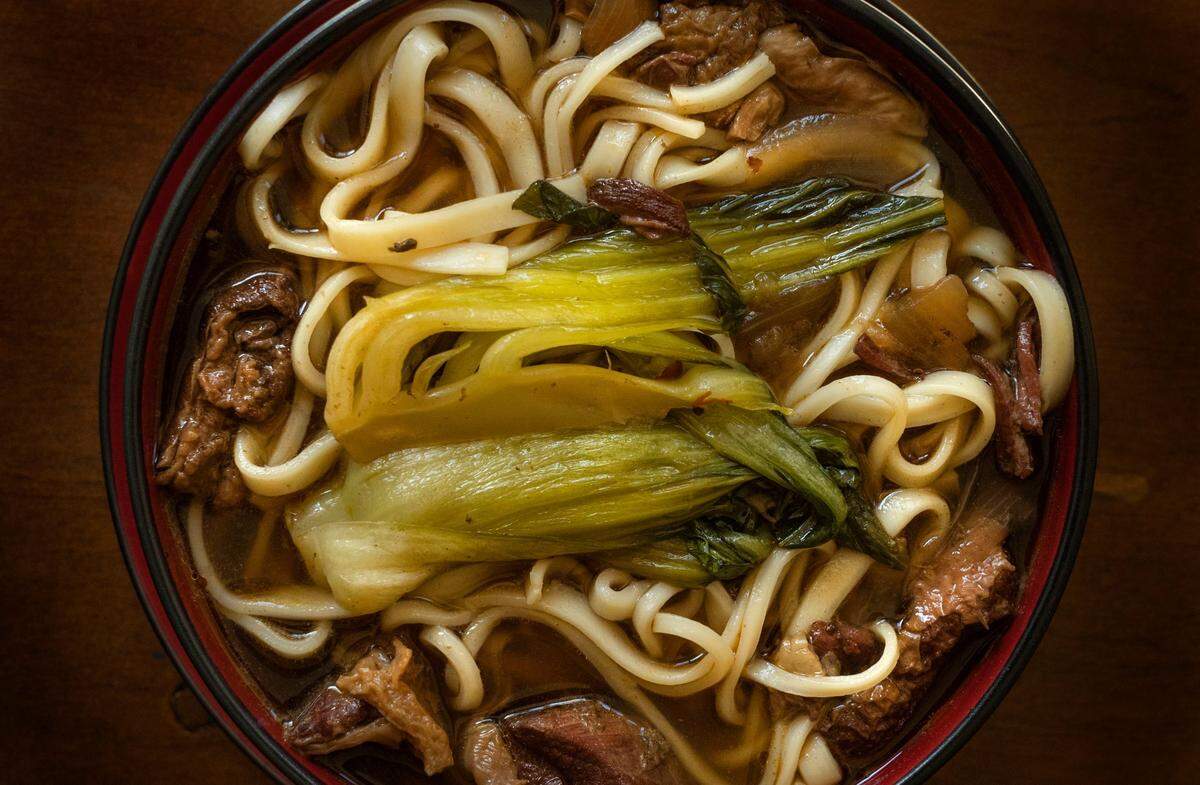 A Taiwanese specialty, beef noodle soup, from Yang’s Noodles in south Sacramento on Saturday, March 5, 2021.