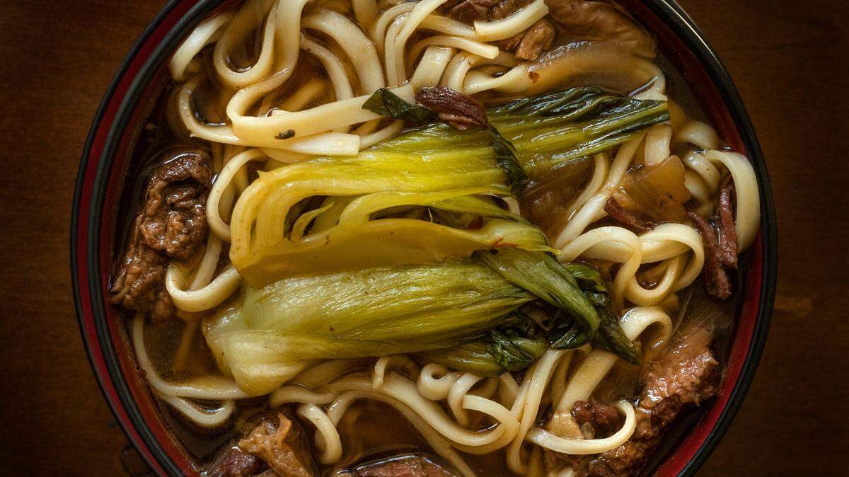 A Taiwanese specialty, beef noodle soup, from Yang’s Noodles in south Sacramento on Saturday, March 5, 2021.