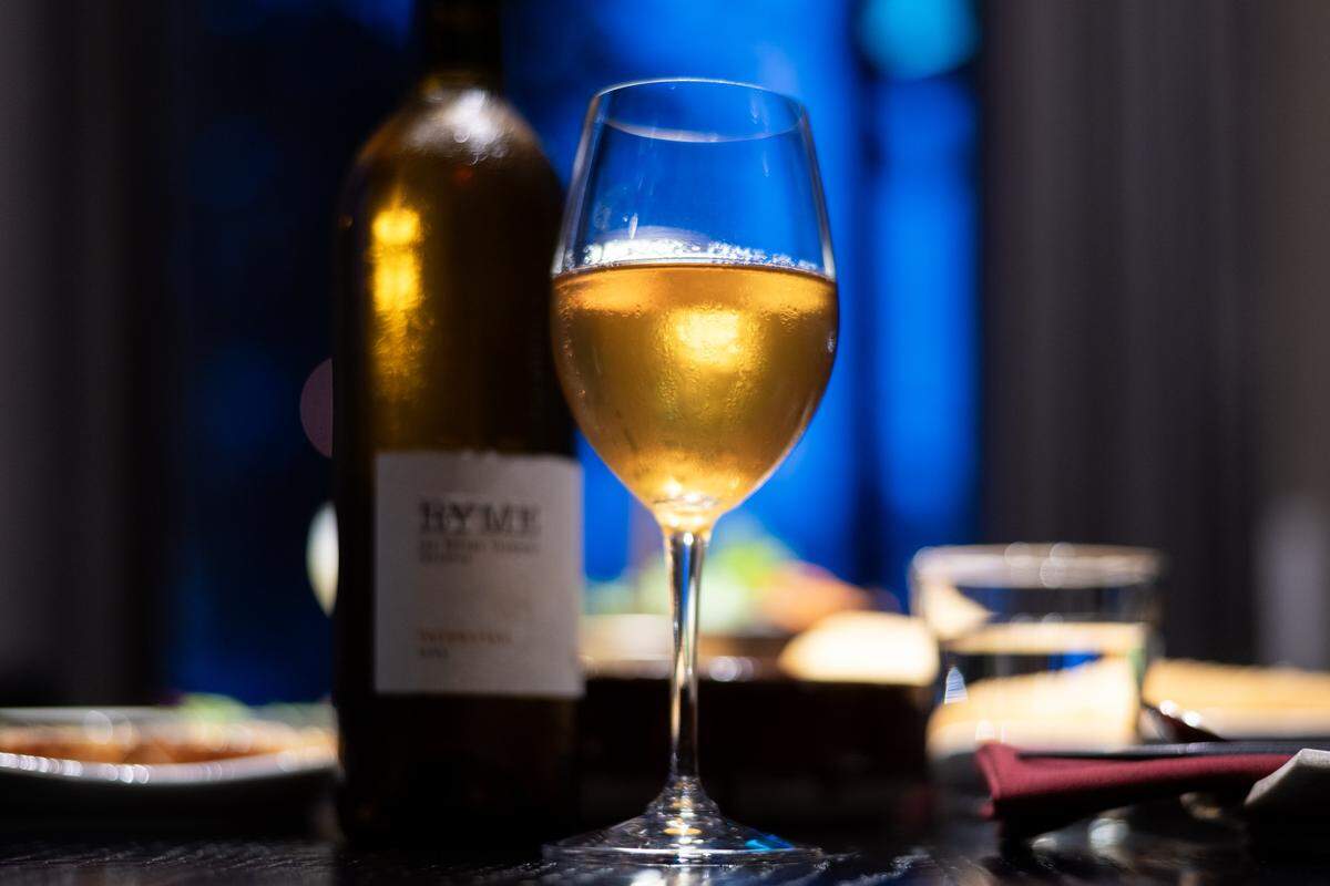 Ryme, a 2023 vermentino, at Chu Mai in Sacramento earlier this month. 