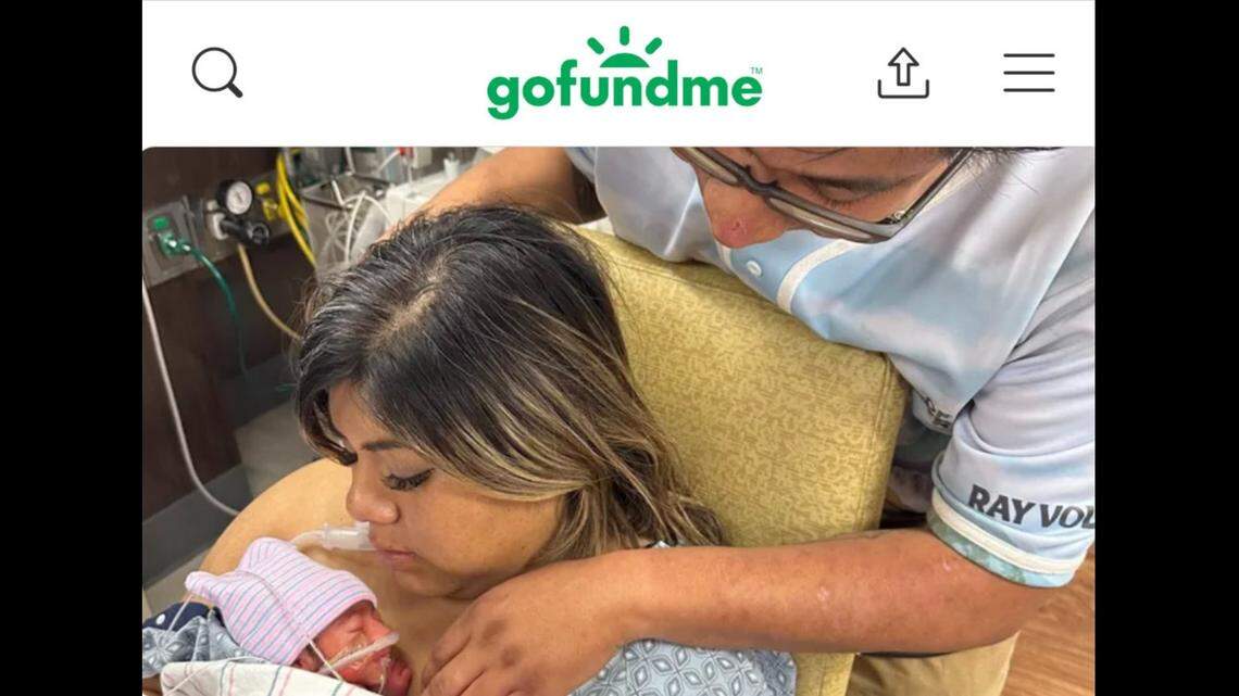 Izzabella Daisy Garcia was born early after her mother went into labor while at a music festival in Vegas.