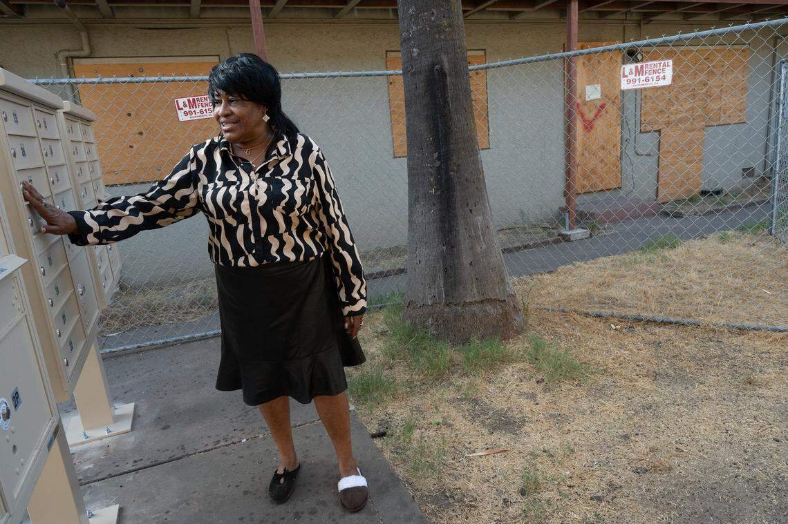 Jacqueline Saffo is happy to have a new mail center, saying the tenants went months without mailboxes. A year ago, a fire destroyed one of the buildings in the complex, injuring one person and impacting 20 units.