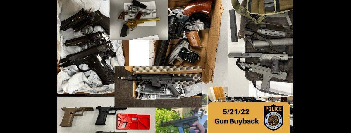 Sacramento police bought 134 firearms from local residents for $50 gasoline gift cards per gun on Saturday.