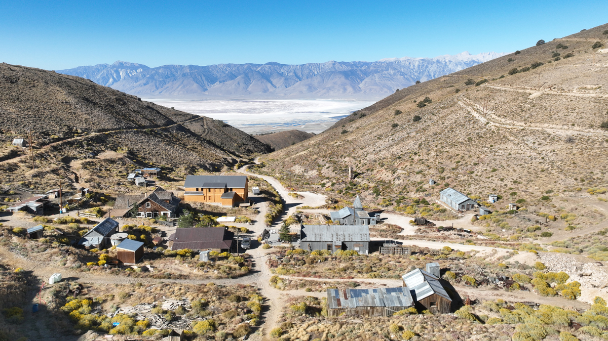 Cerro Gordo is a historic 19th-century mining town in the Inyo Mountains.