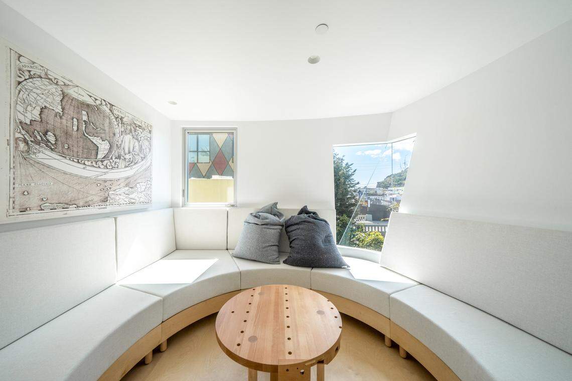 It’s a “kinetic”​ building from ground to sky, a news release says.