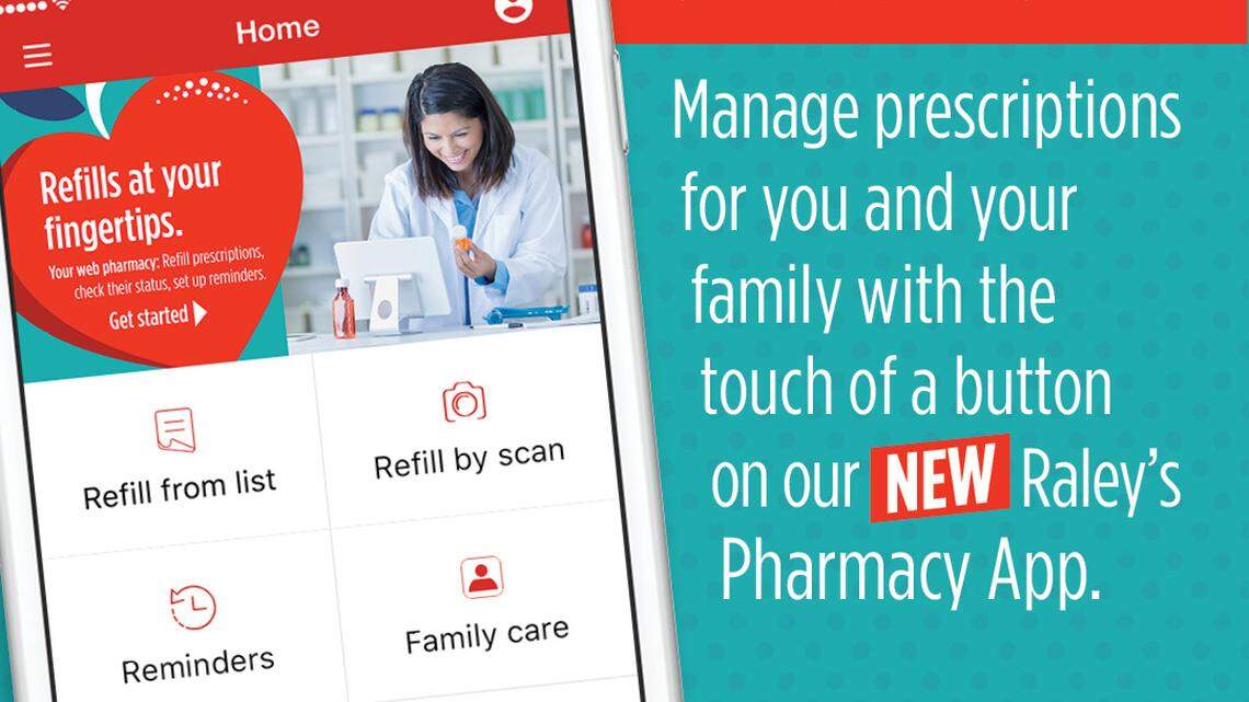 Raley’s announced Wednesday it’s launching a new app which will allow customers to refill prescriptions and receive pick up notifications.
