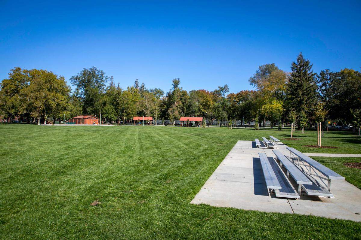 A project to install a water vault that can hold 6 million gallons of water in East Sacramento’s McKinley Park was completed at the end of summer 2021. The project also came with enhancements to the park, including the controversial conversion of a baseball field to a multi-use field.