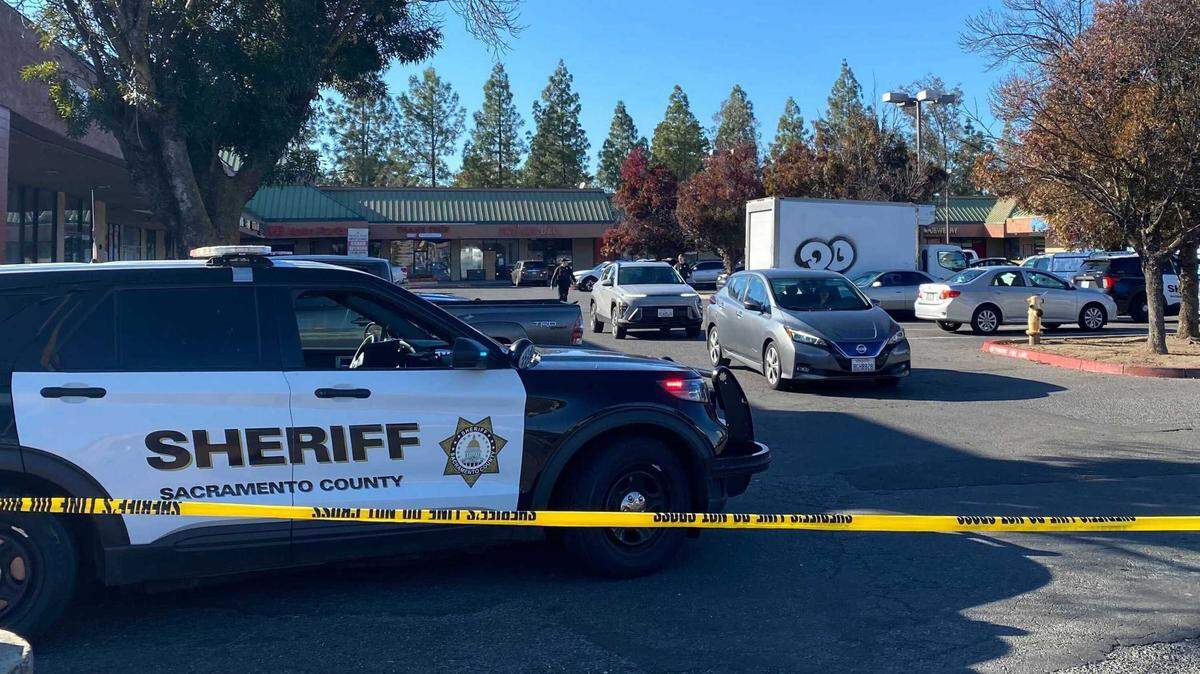 The Sacramento County Sheriff’s Office was on scene of a shooting that happened during a robbery at the Little Vietnam Plaza shopping center on Stockton Boulevard in south Sacramento on Friday, Nov. 15, 2024.