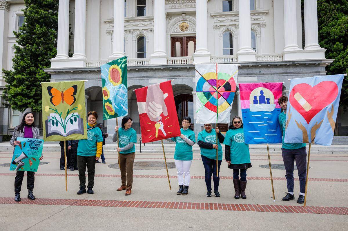 Some examples of hate acts include derogatory name calling, bullying, hate mail, and refusing service. Photo courtesy by the California Civil Rights Department.