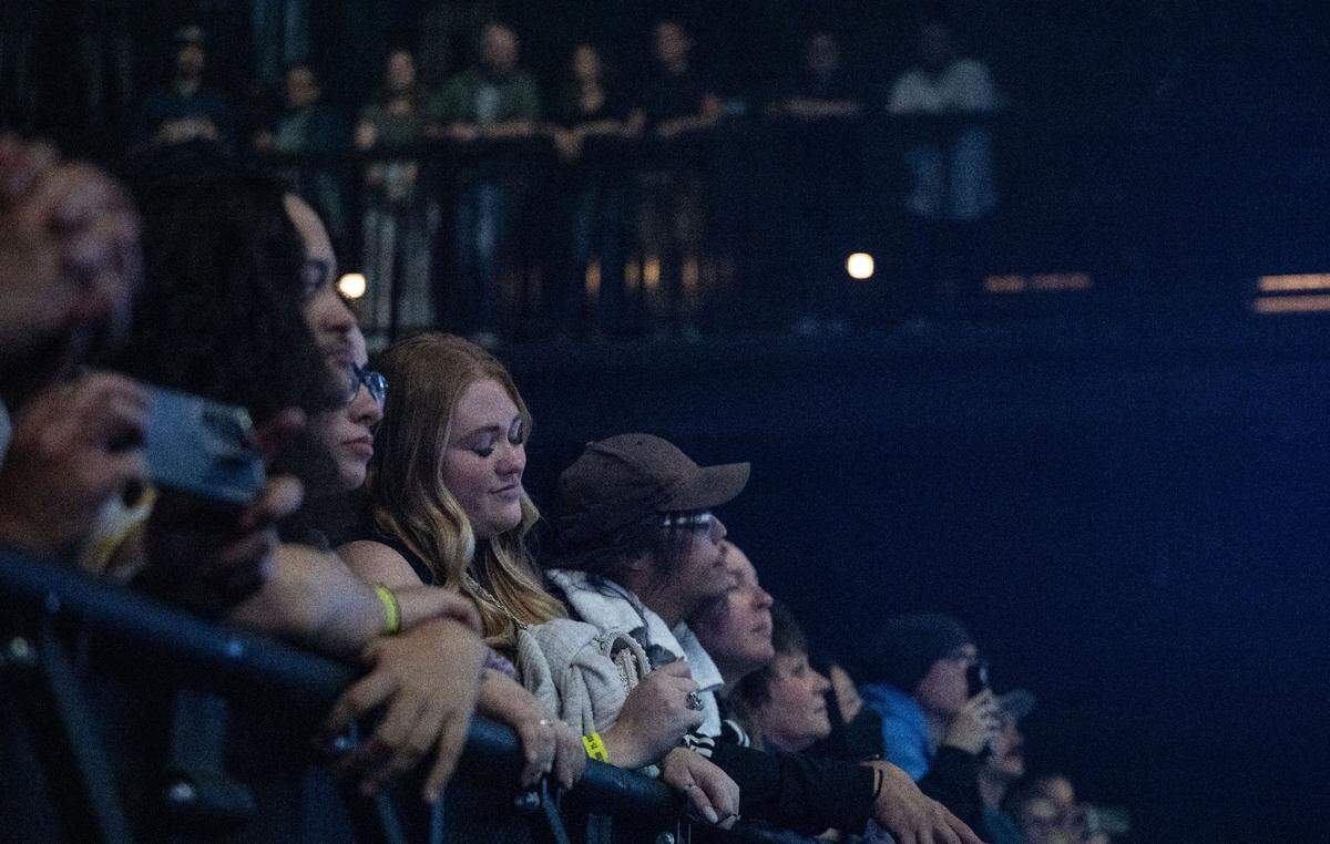 The audience listens to the melodies of Sacramento band Tycho during the opening weekend for Channel 24, a new concert venue in midtown.