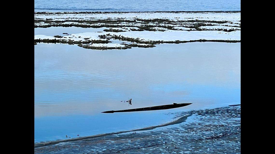 A ship not seen in 86 years was revealed in Utah’s shrinking Great Salt Lake, officials said.