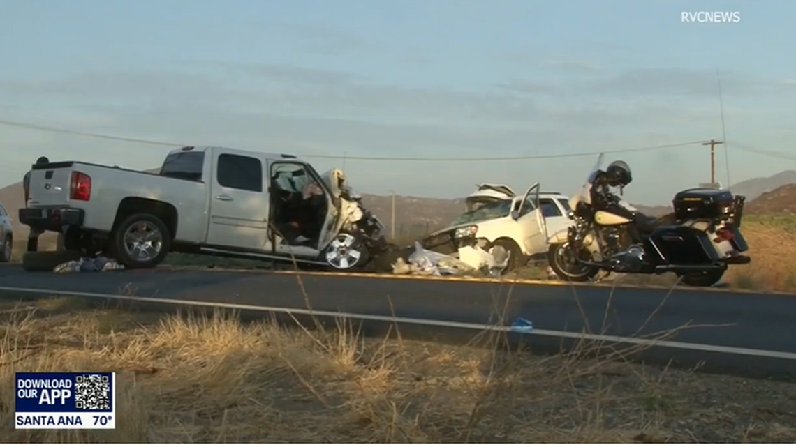 A mom accused of driving drunk was arrested after a crash that left her 8-year-old daughter dead, according to officials.  (Screenshot from FOX 11 News)