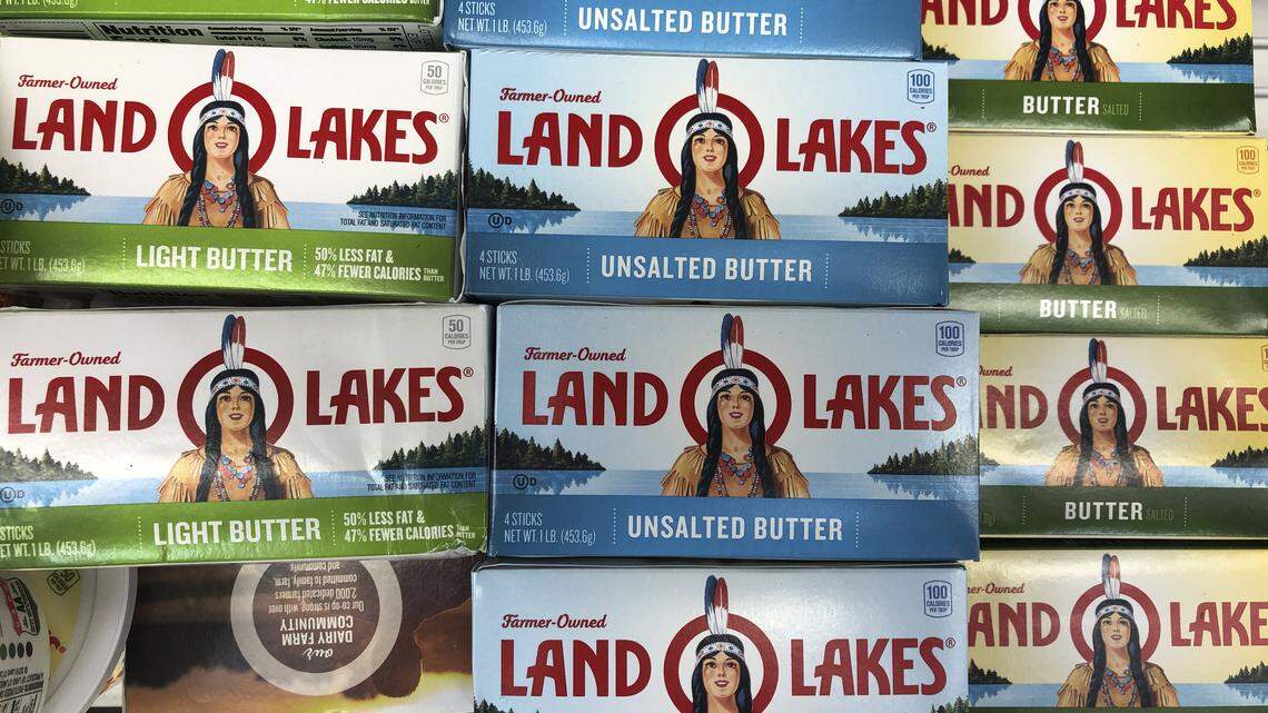 Land O’Lakes has removed its iconic “butter maiden,” a young woman in traditional Native American garb, from its packaging after nearly a century. Images of farmers will replace it, company officials say.