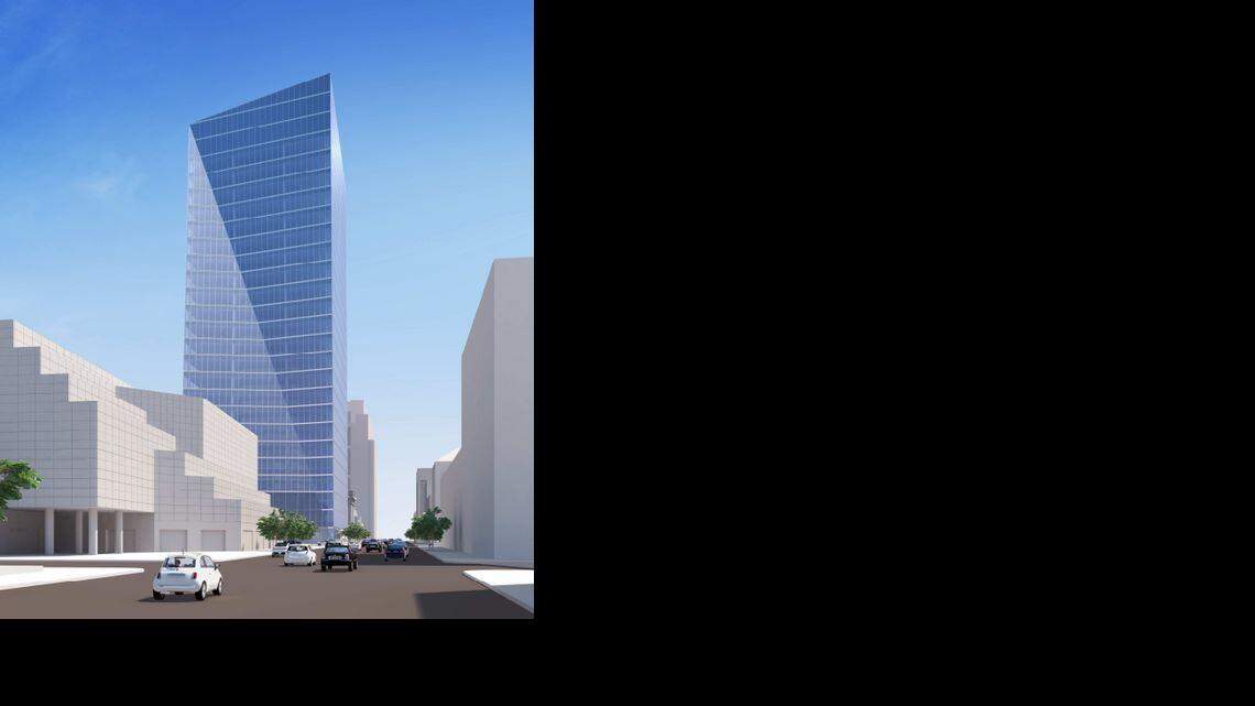 The proposed Vanir office tower in downtown Sacramento is being designed by Pei Cobb Freed & Partners of New York, the international architecture firm founded by I.M.Pei, architect of the pyramid Louvre Museum Pyramid.