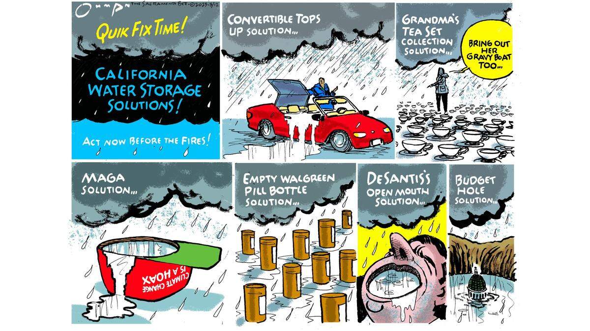 California looks for water storage solutions as our cup runneth over.