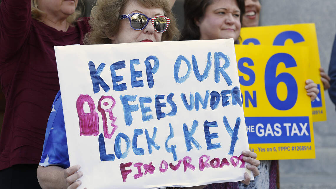 Pass Proposition 6 to repeal gas tax hike and send a message to politicians