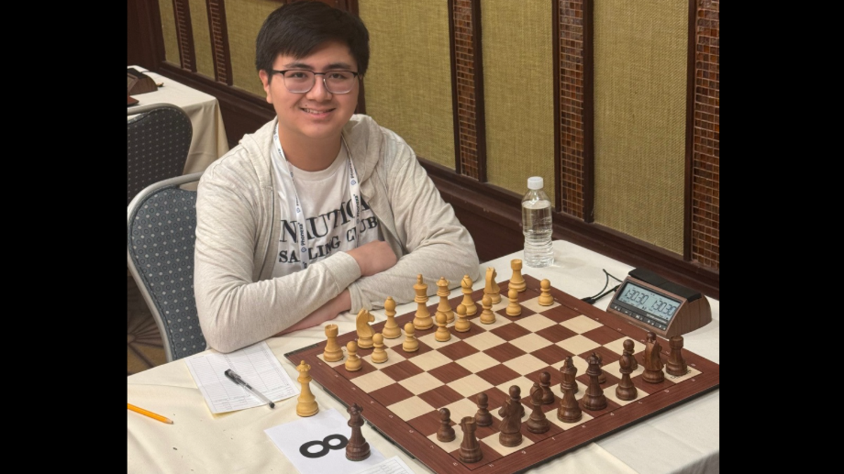 Jon Cristoff “JC” Abadesco at the Los Angeles Open chess tournament.