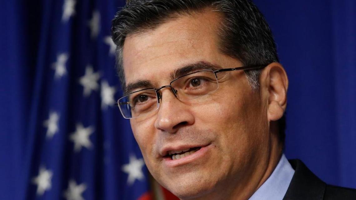 California Attorney General Xavier Becerra.