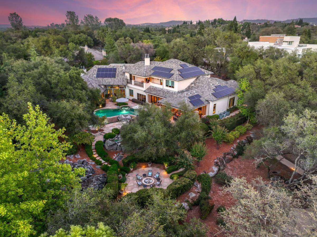 The Granite Bay, California estate sprawls across 8,967 square feet of living space on 1.9 acres. It’s listed for $4.2 million.