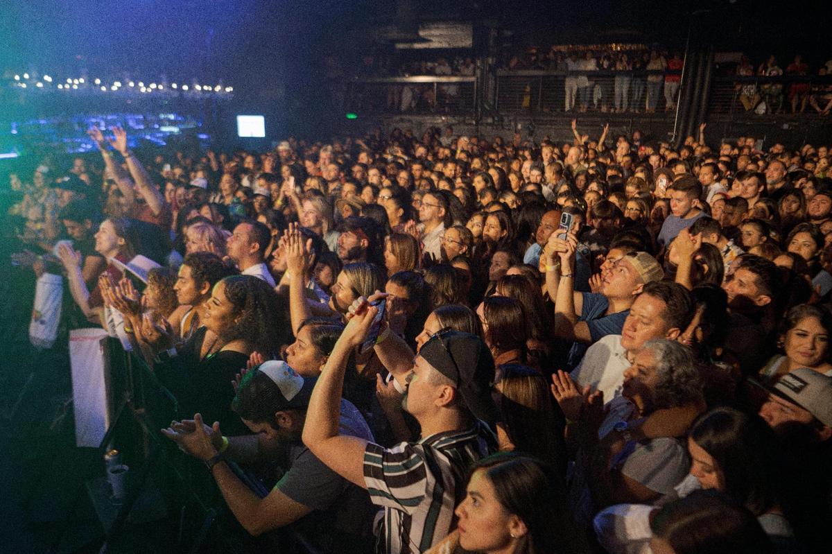 Fans cheer at Ace of Spades during the Jesse & Joy Summer Tour on Friday, July 14, 2023, in Sacramento.