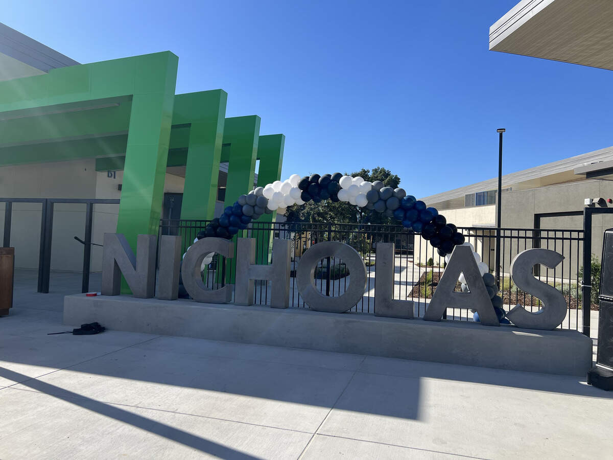 Sacramento City Unified School District’s new Nicholas Elementary School opened recently in South Sacramento.