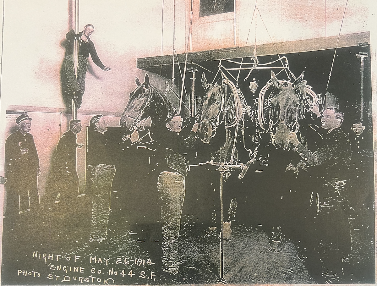 The original firehouse on 22nd Street in San Francisco back in 1914.