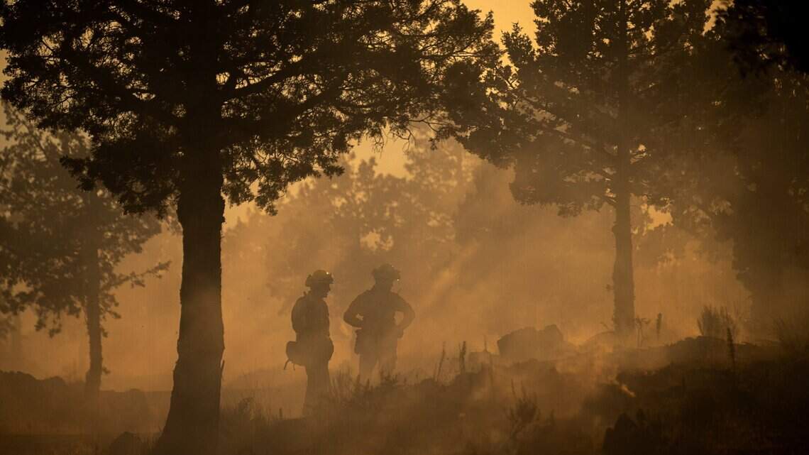 Lava Fire grows to 27 square miles as governors prepare to brief Biden on wildfires