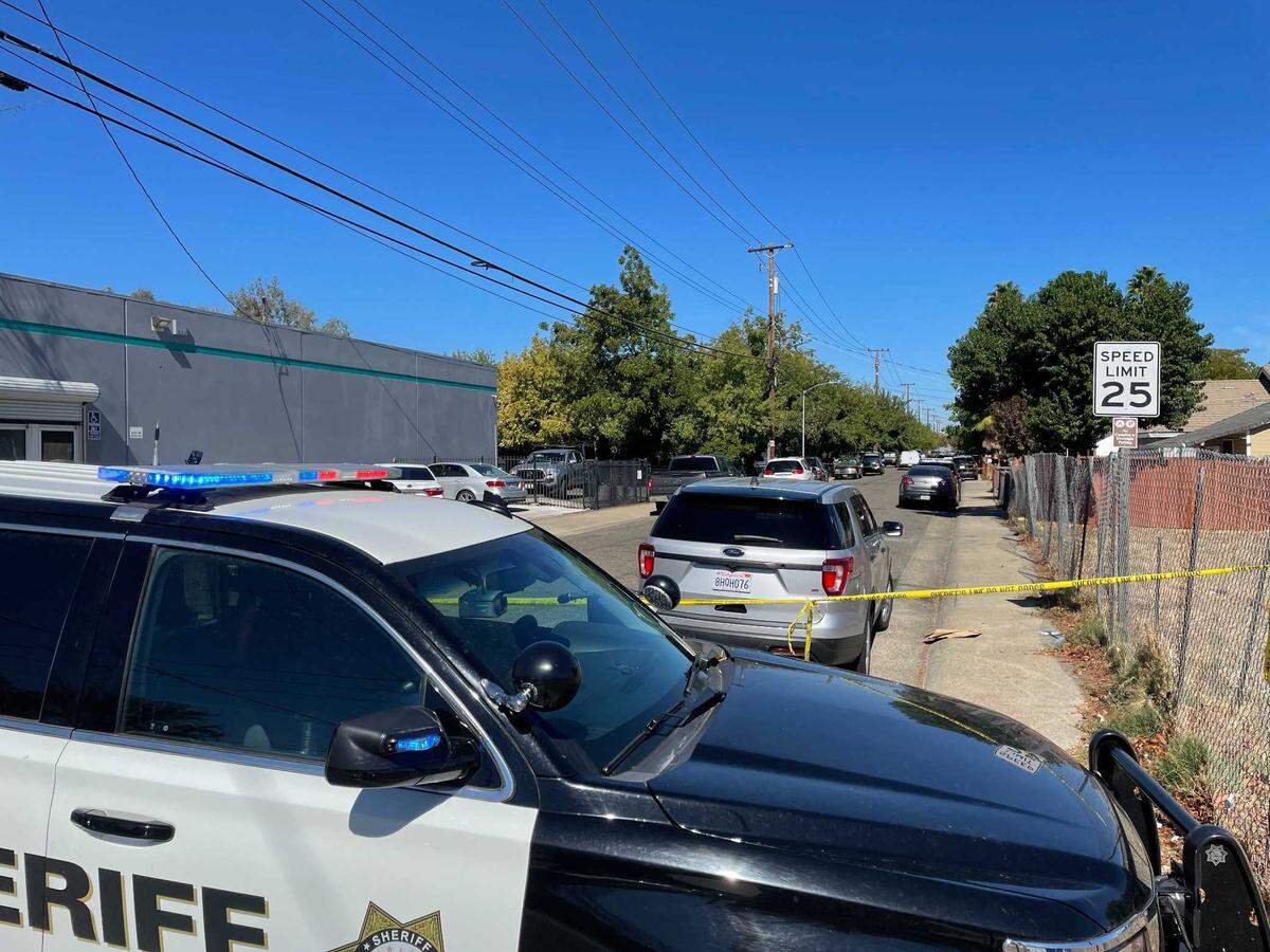 Sacramento County sheriff’s officials are investigating a deputy-involved shooting in south Sacramento, Calif., on Wednesday, Sept. 28, 2022.