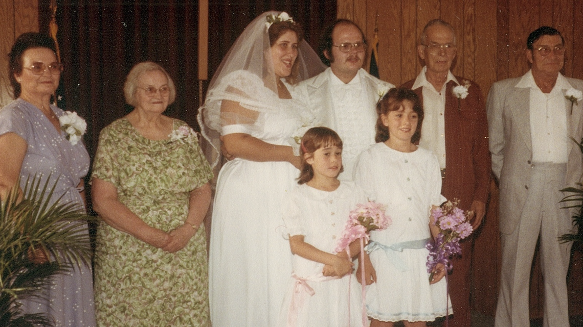 The author’s uncle at his wedding in 1985.