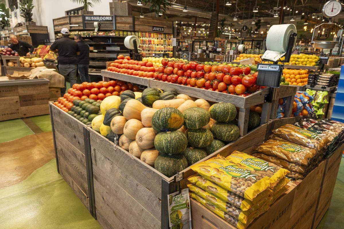 Nugget Market will open its newest store in Rocklin on Wednesday, April 15. Employees were busy stocking the store on Monday, April 13, 2026.