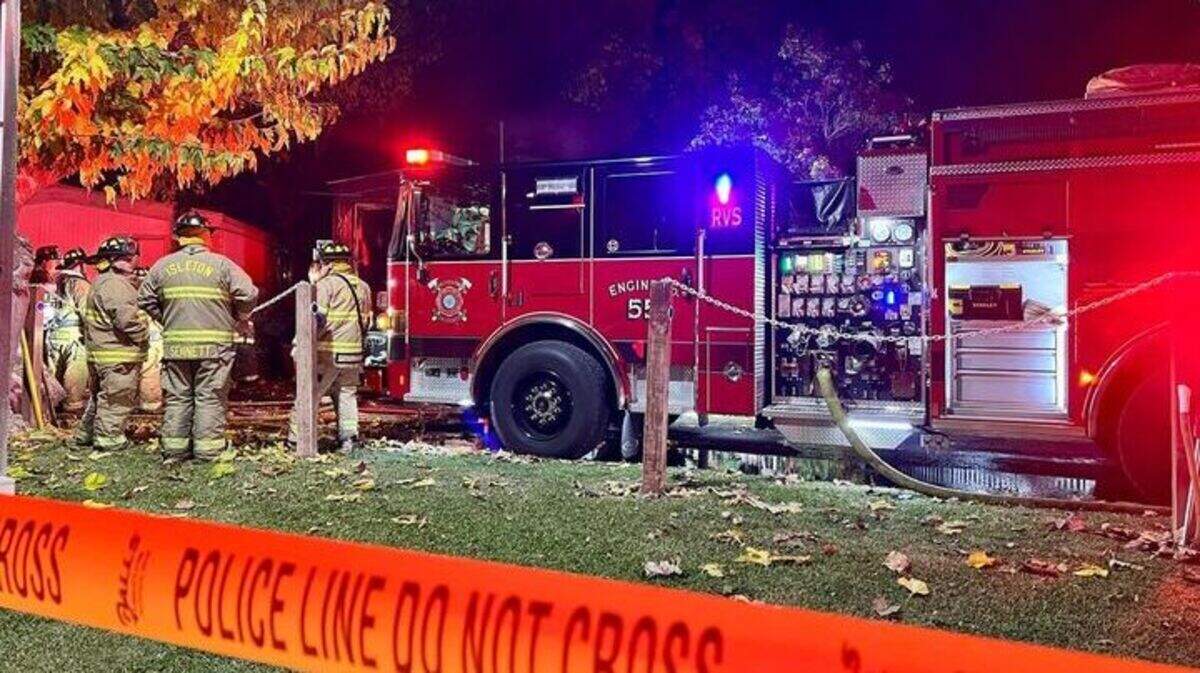 One person was found dead after a structure fire on Totem Drive near Isleton, California, early Wednesday, Nov. 30, 2022.