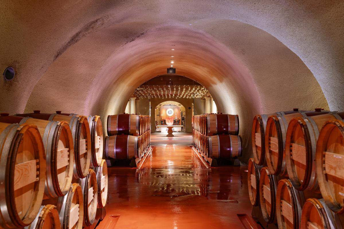 The Napa Valley listing by Erin Lail of Coldwell Banker Brokers of the Valley includes 38 planted acres across four distinct vineyards, a 17,000-square-foot winery with 13,000 square feet of storage in caves and spaces for entertainment and hosting events.