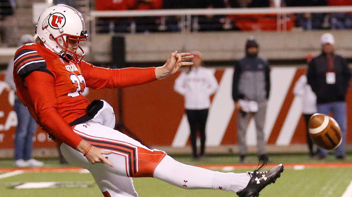 Utah punter Mitch Wishnowsky was selected in the fourth round of the NFL draft by the 49ers on Saturday.