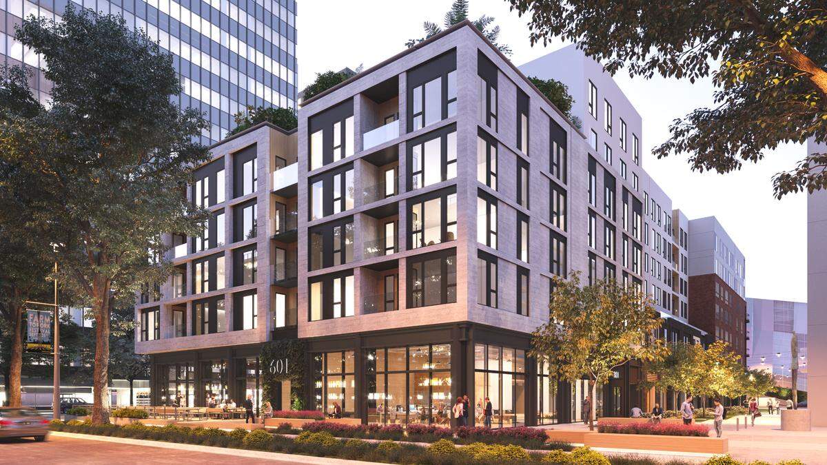 The Frederic apartments at 601 Capitol Mall