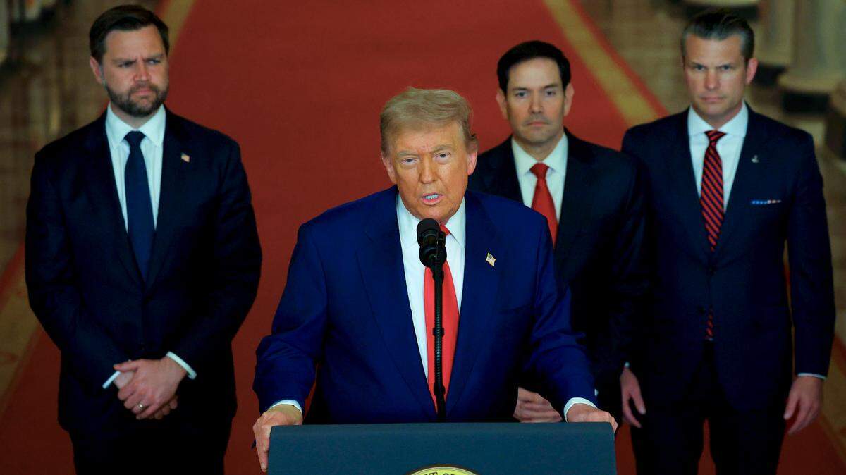 After the attack on Iran, U.S. President Donald Trump delivers an address to the nation from the White House on Saturday after three Iranian nuclear facilities were struck by the U.S. military.