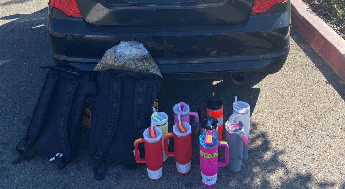 Roseville police on Wednesday arrested two suspects accused of stealing roughly two dozen Stanley drink cups from a Dick’s Sporting Goods store.