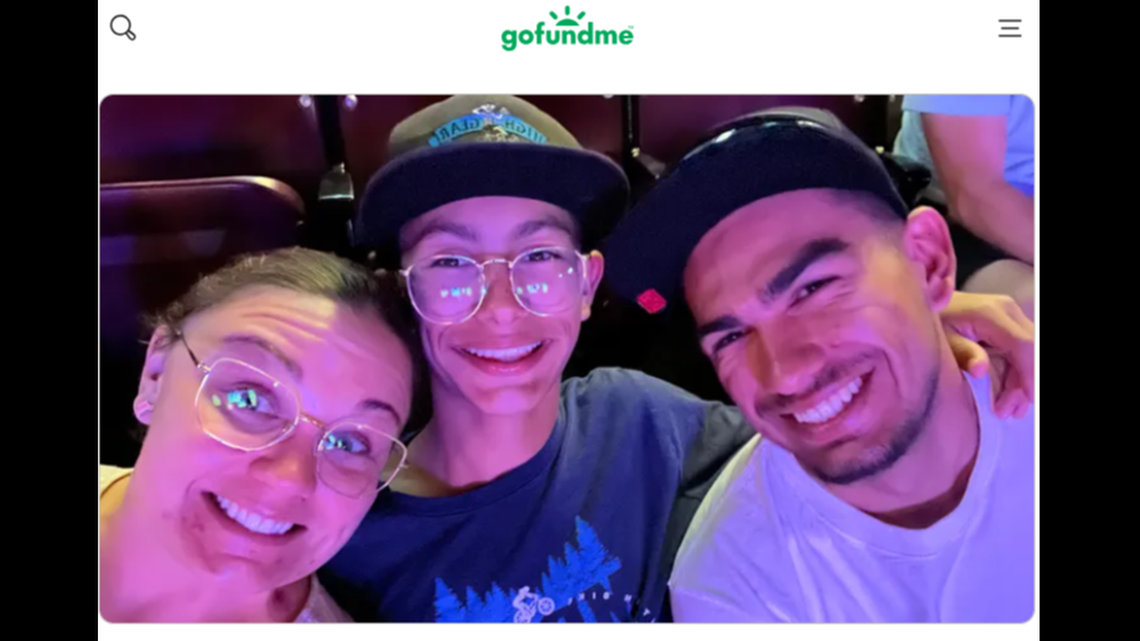 Gabriel Grande, 14, who died in an accident while riding his bike, was “a true light,” a family friend wrote in an online fundraiser.