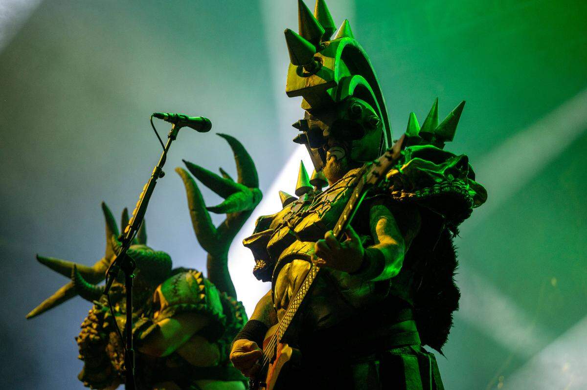 Gwar performs live at the Aftershock Festival on Friday, Oct. 7, 2022 at Discovery Park in Sacramento.