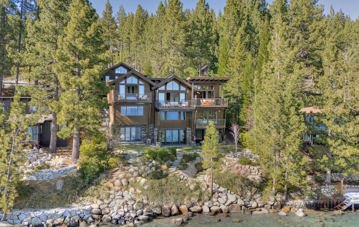 The Tahoe City estate on the Lake Tahoe waterfront is for sale for nearly $20 million.