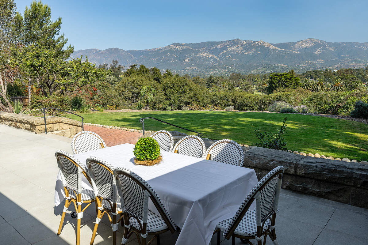 The home, once part of the Potter Country Club, sits on 2.35 acres.