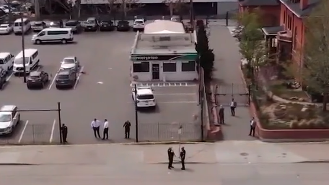 A couple was shot outside an Enterprise in Denver, Colorado, cops say.