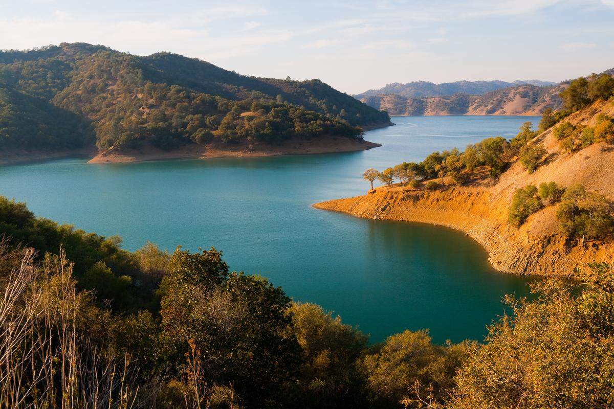 Lake Berryessa in Northern California.