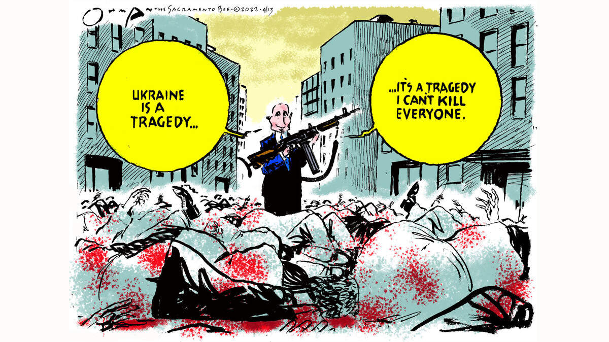 Jack Ohman: Tragedy plus tragedy equals Putin ...
