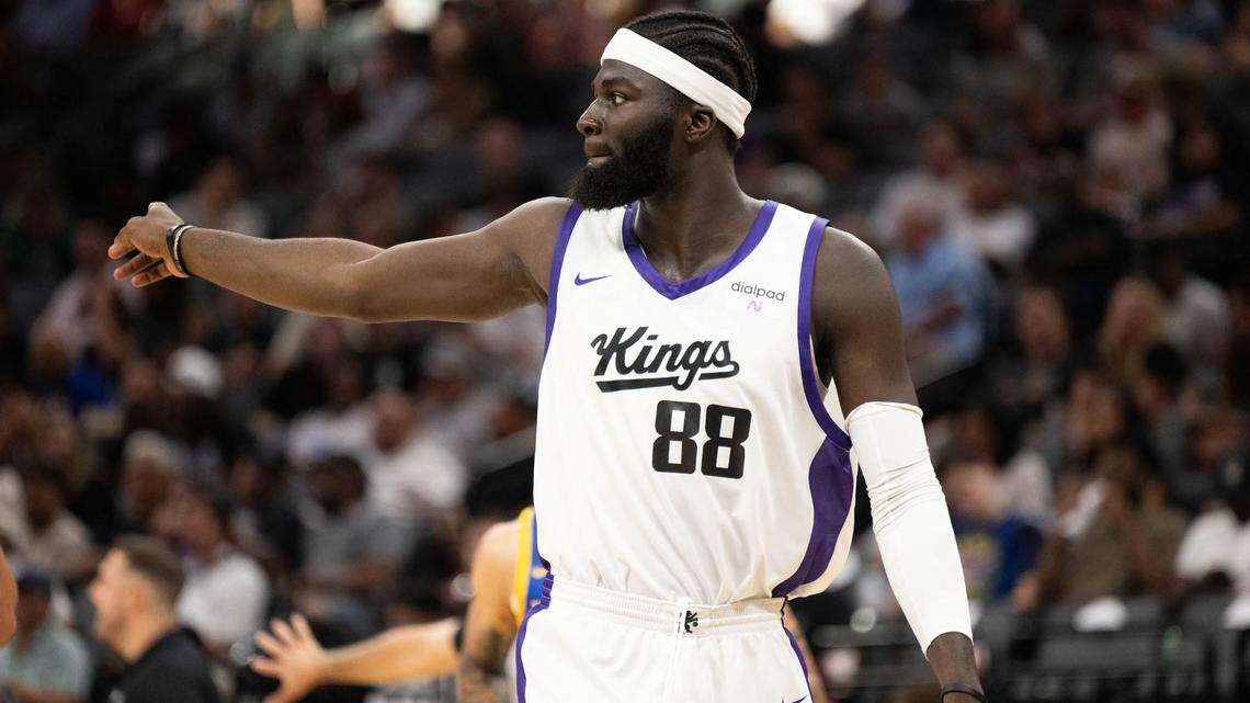 Sacramento Kings Neemias Queta during the California Classic Summer League at Golden 1 Center on July 3. 