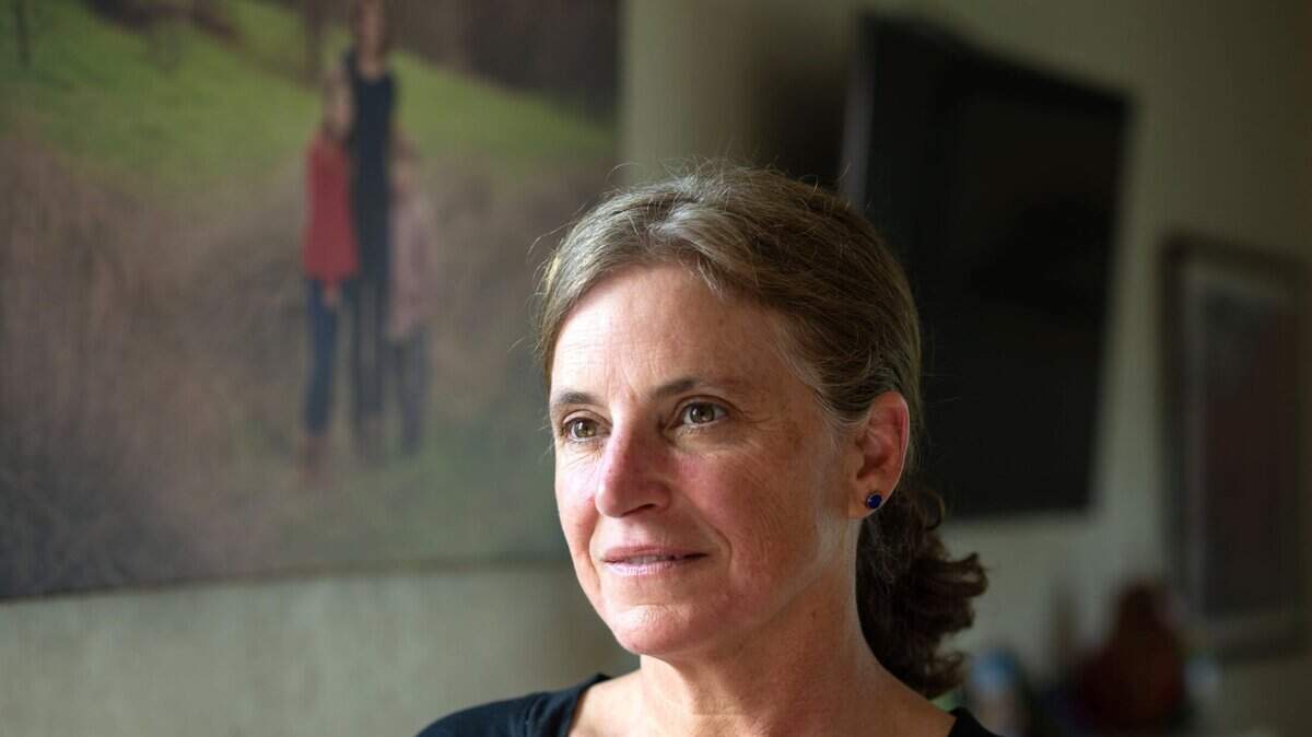 Beth Bourne, of Moms for Liberty Yolo County at her Davis home  on Wednesday, Feb. 28,  2024. Bourne has been estranged from her child Lily Bourne after they came out as Non-Binary.