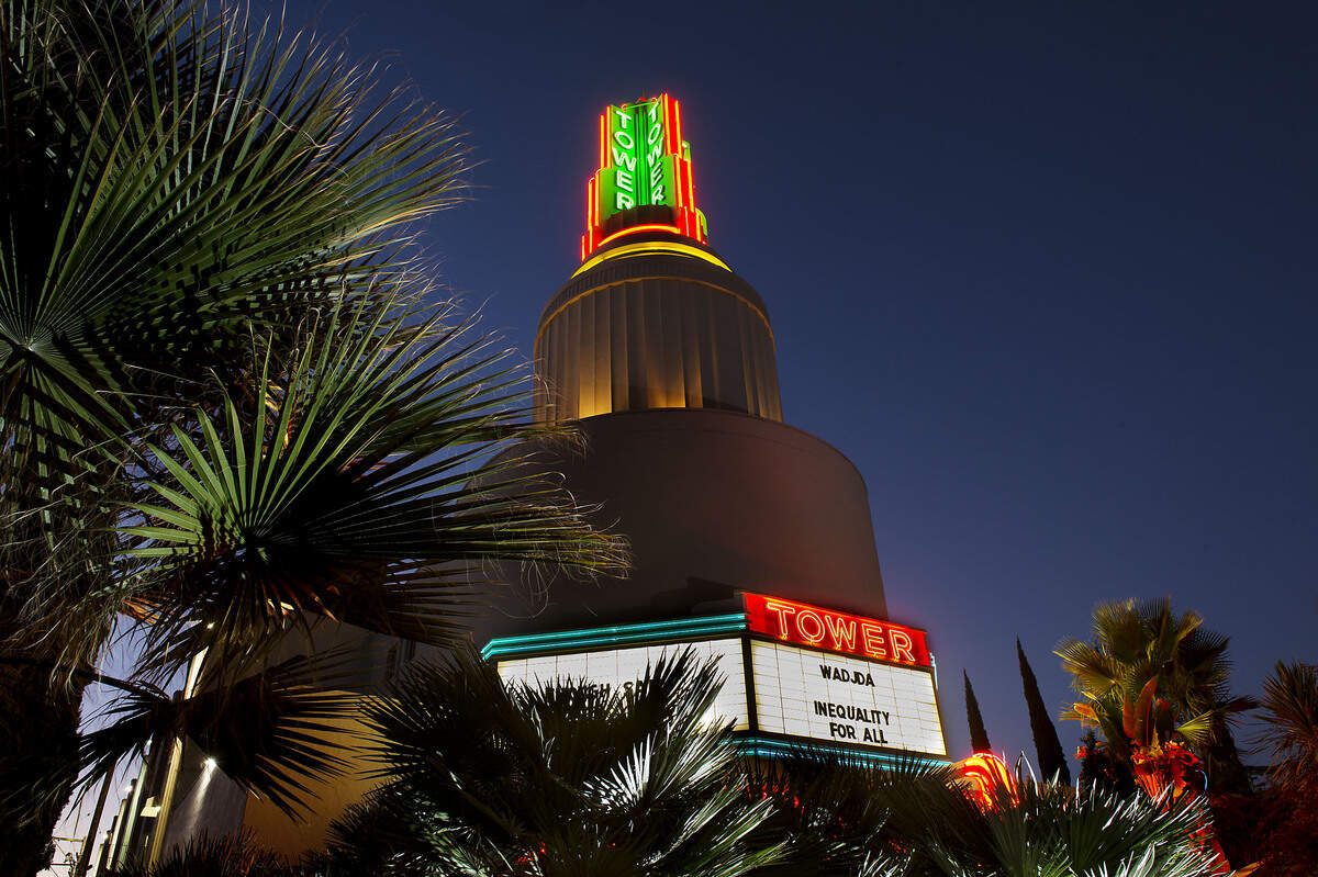 Exterior of the Tower Theater in Sacramento in 2013.