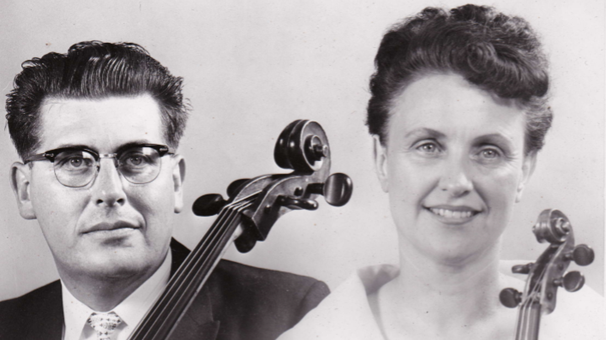 Margaret Heilbron and husband August Heilbron.