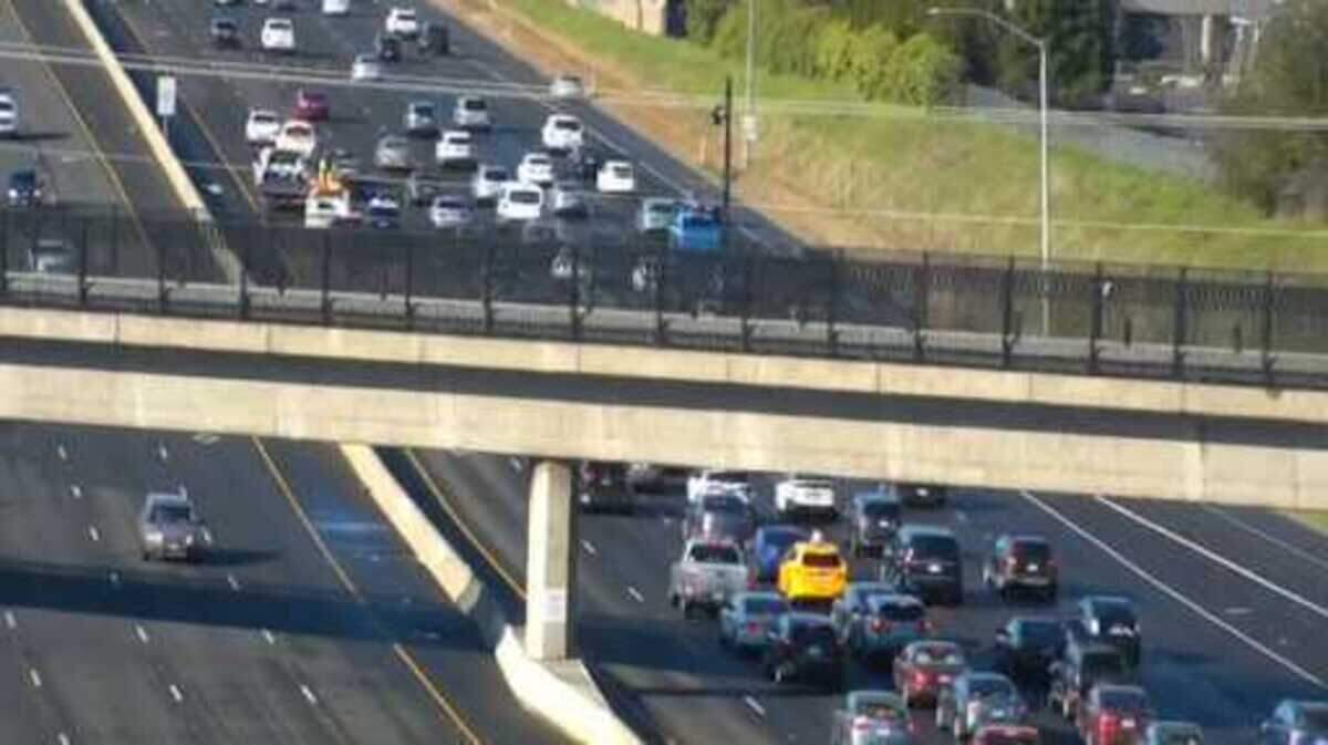 A four-vehicle crash on Highway 50 in Rancho Cordova closed two lanes of westbound traffic Thursday morning as California Highway Patrol, Caltrans crews and fire personnel responded.