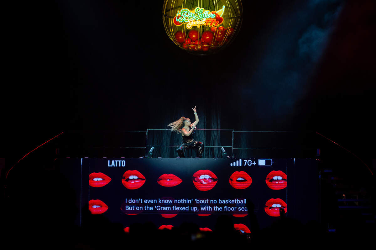 Latto performs to “He Say She Say” during Lizzo’s The Special 2our at Golden 1 Center on Sunday, May 28, 2023.