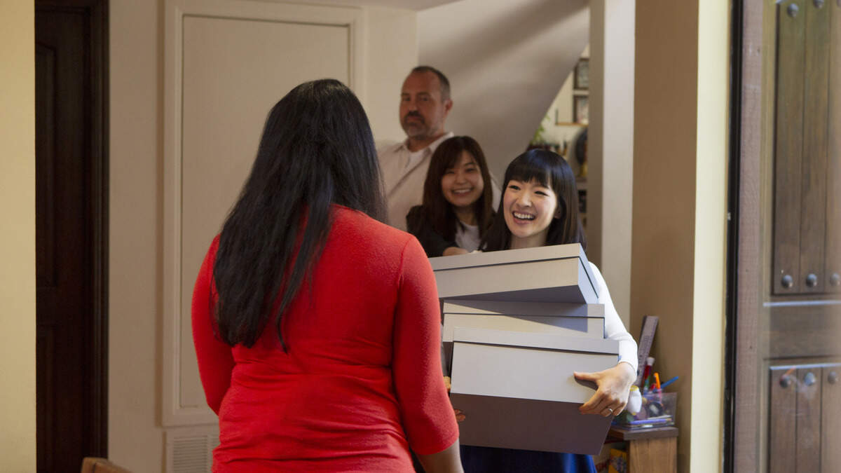 The new series sees Marie Kondo’s methods put to the test in different California homes. MUST CREDIT: Denise Crew, Netflix